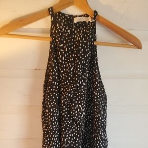 A.L.C. Polka Dot Blouse Sleeveless Womens Classic 4
